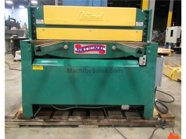 2002 NATIONAL MODEL NH-4825 HYDRAULIC SHEAR, 1/4” x 48”