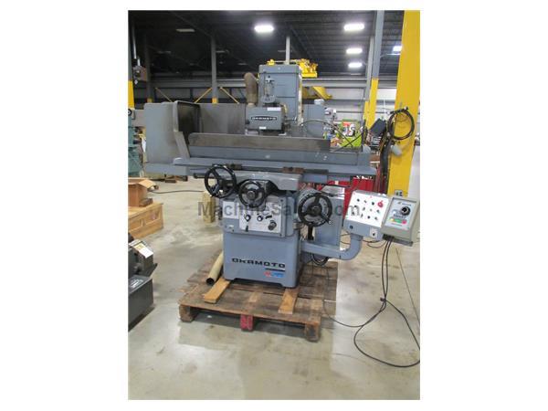 1982 OKAMOTO MODEL 8-20N 2-AXIS AUTOMATIC SURFACE GRINDER, 8&quot; X 20&quo