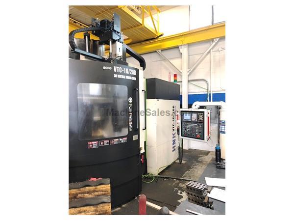 2015 HNK VTC16/20R CNC Live Tool Vertical Turning &amp; Boring Center w/Opt