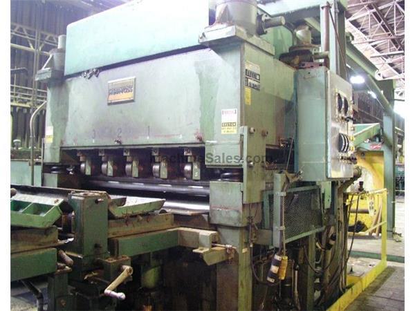 72" wide .250" thick, Voss, 6-Hi leveler 72" wide .250" thick, Voss, 6-Hi leveler