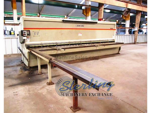 .25&quot; x 20' Accurshear # 625020 , hydraulic shear, Accurshear SC2, left squaring arm, front operated power back gauge, foot pedal, 2000, #A5386