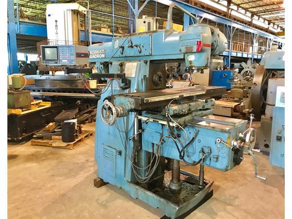 68&quot; Table 15HP Spindle Cincinnati 315-16 UNIVERSAL MILL, Universal Power Overarm  Table, #50 Taper,HardBed