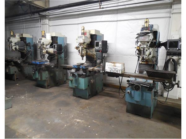 Trak TRN 2 axis Bed mill with 10&quot; x 50&quot; table, PDB, #40 taper too