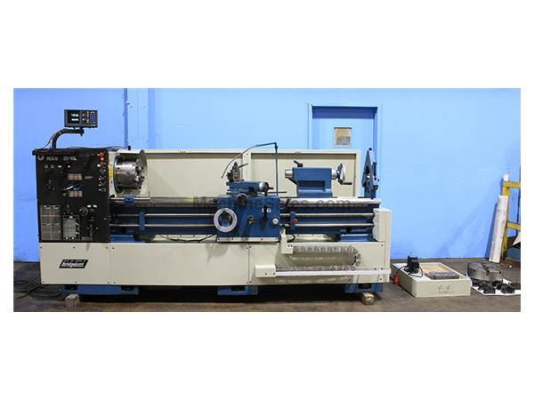 20&quot; Swing 80&quot; Centers Bridgeport-Romi 20-15L ENGINE LATHE, Inch/Metric,4&quot; Hole,6-Jaw,Steady,Acu-Rite DRO,Dori