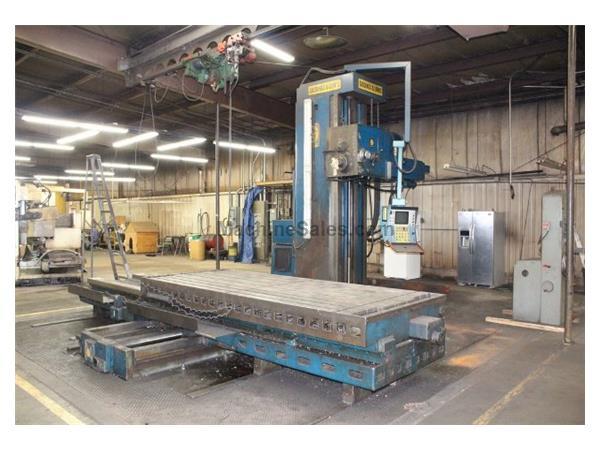 6&quot; GIDDING &amp; LEWIS CNC TABLE TYPE HORIZONTAL BORING MILL, MODEL 7