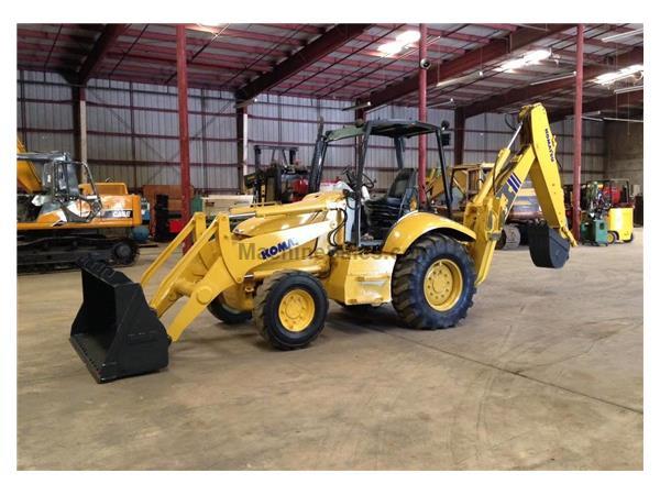 Komatsu WB140 TURBO, 4x4, Extendahoe, loader backhoe