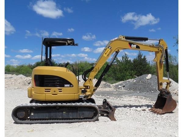 Caterpillar 305C CR Hydraulic Excavator Backhoe Blade Aux CAT