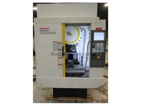 2015 FANUC ROBODRILL α-D21MiA5 CNC Drill/Tap Center, 4th Axis