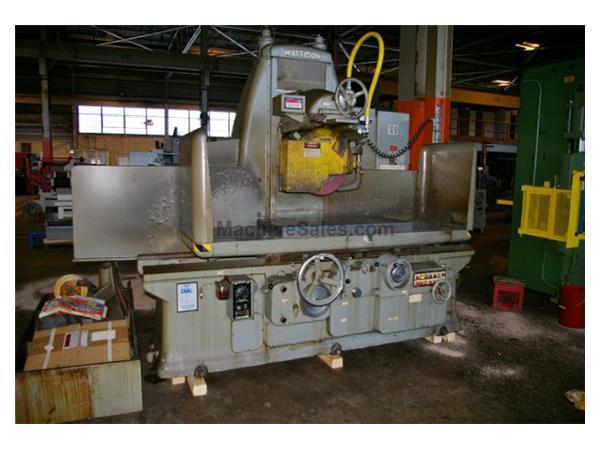 24&quot; X 24&quot; X 48&quot; MATTISON HYDRAULIC SURFACE GRINDER