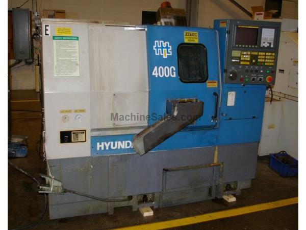 HYUNDAI HIT 400G CNC GANG STYLE TURNING CENTER,   MODEL HIT 400G