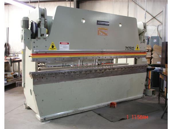 175 Ton Accurpress 717512 CNC Press Brake 175 Ton Accurpress 717512 CNC Press Brake
