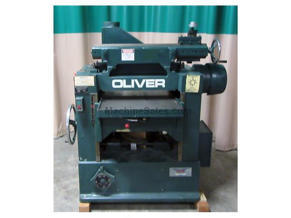 Used Oliver Model 299T 24" Planer With ITCH Spiral Head