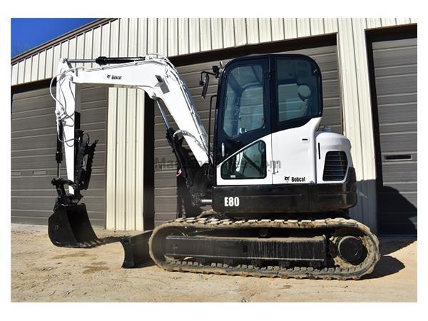 2013 BOBCAT E80A EXCAVTOR - E6727