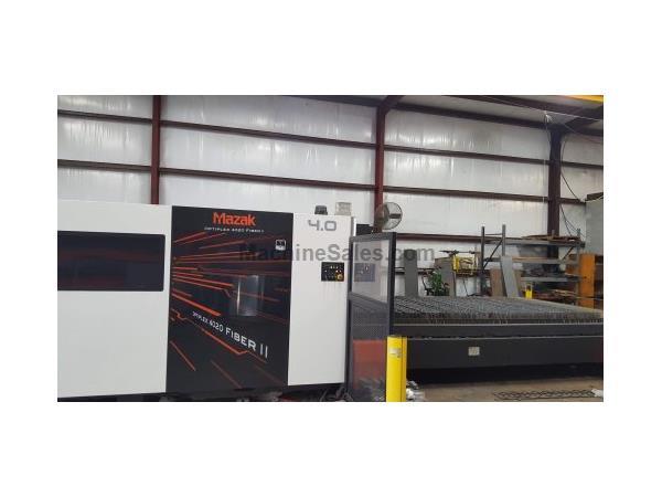 4000 WATT MAZAK OPTIPLEX 4020 FIBER LASER MFG:2016 4000 WATT MAZAK OPTIPLEX 4020 FIBER LASER MFG:2016