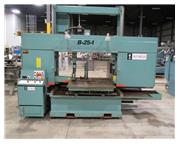 2011 WF WELLS B-25-1 SEMI AUTO DUAL COLUMN HORIZONTAL BANDSAW, 25" X 4