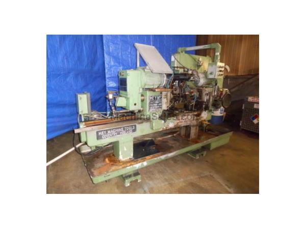 8" x 51" Hey #3, 2-self centering power vises, coolant system, 7.5 HP each head, 8" x 51" Hey #3, 2-self centering power vises, coolant system, 7.5 HP each head,