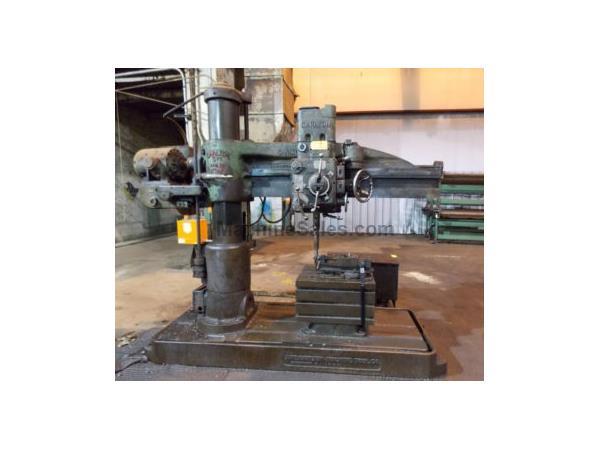 5'-11&quot; Carlton # 1A , radial drill, #4MT, box table, power elevation & clamping.5 HP, #6569P