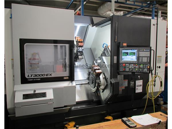 2016 OKUMA LT3000EX-2TNY BIG BORE, TWIN SPINDLE, TWIN TURRET CNC LATHE