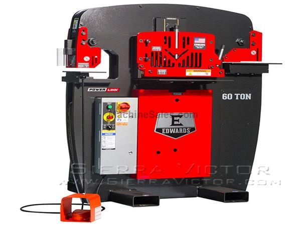 EDWARDS 60 Ton Ironworker IW60 EDWARDS 60 Ton Ironworker IW60