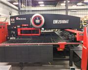 22 TON AMADA EM2510NT NT SERVO-ELECTRIC TURRET PUNCH PRESS MFG:2004