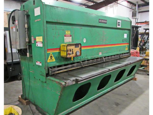 3/8" x 12' ACCURSHEAR 837512 Hydraulic, 36" FOPBG, 1992 3/8" x 12' ACCURSHEAR 837512 Hydraulic, 36" FOPBG, 1992
