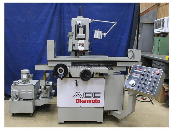 6&quot; Width 18&quot; Length Okamoto  ACC-618DX3, NEW 1992, 3-AXIS AUTOMATIC, SURFACE GRINDER, PROGRAMMABLE AUTO IDF, 2X DRO, COOLANT, EMC