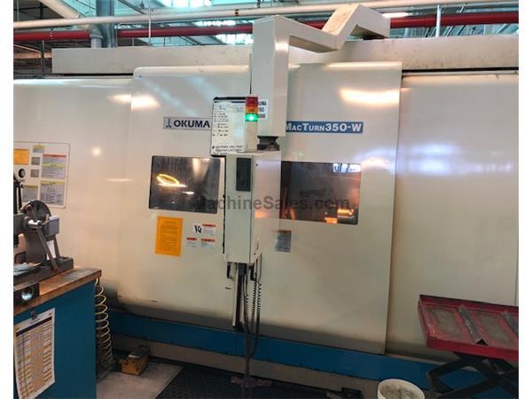 OKUMA, MAC-TURN 350W, 21.65" SWING, 12" Chk, NEW: 2003 OKUMA, MAC-TURN 350W, 21.65" SWING, 12" Chk, NEW: 2003