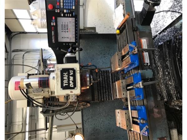 40" X Axis 5HP Spindle Southwest Ind. DPMV5 CNC VERTICAL MILL, Prototrak VM, Elec. Ha 40" X Axis 5HP Spindle Southwest Ind. DPMV5 CNC VERTICAL MILL, Prototrak VM, Elec. Ha