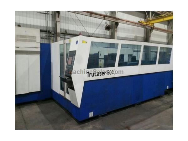 6000 WATT TRUMPF TRULASER 5040 LINEAR LASER CUTTER W/SIEMENS CNC CONTROL MF