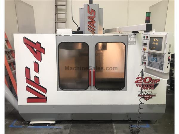 1998 Haas VF-4 CNC Vertical Machining Center 1998 Haas VF-4 CNC Vertical Machining Center