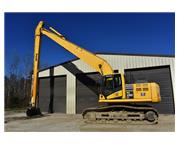 2013 KOMATSU PC290LC- 60 LONG REACH W/ ENCLOSED CAB W/ A/C & HEAT E7116