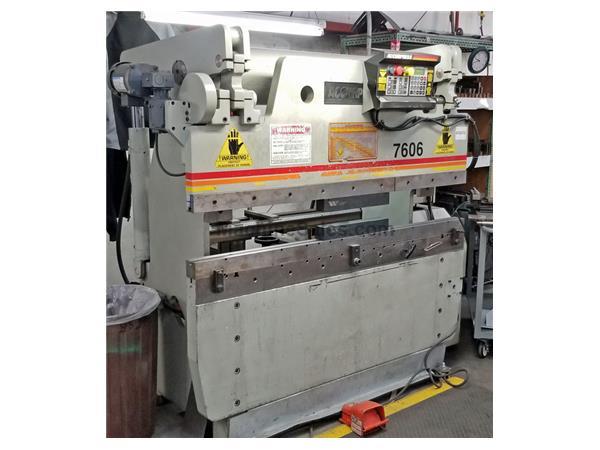 Accurpress 7606, 60 Ton x 6’,Accurpress ETS 200 Control 2 Axis, Press Brake Accurpress 7606, 60 Ton x 6’,Accurpress ETS 200 Control 2 Axis, Press Brake