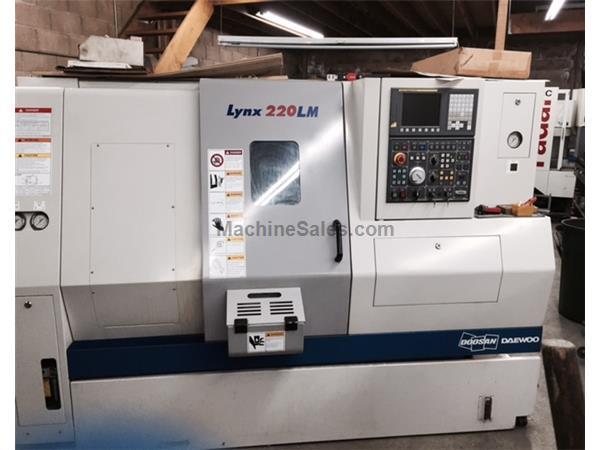DAEWOO DOOSAN LYNX 220-LMA LIVE TOOL CNC LATHE DAEWOO DOOSAN LYNX 220-LMA LIVE TOOL CNC LATHE