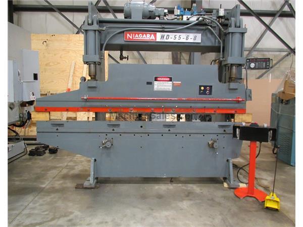 1994 NIAGARA MODEL HD-55-6-8 HYDRAULIC PRESS BRAKE, 55 TON X 8’