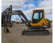 Volvo EC55B PRO Mini Excavator Dozer A/C Cab Aux Backhoe