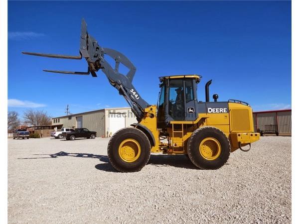 JOHN DEERE 544J WHEEL LOADER HIGH LIFT RIDE CONTROL FORKS COUPLER JRB