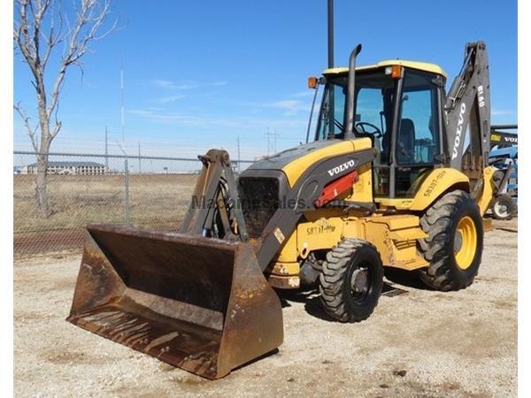 Volvo BL60 4x4 Backhoe Wheel Loader Tractor Enclosed Cab Heat