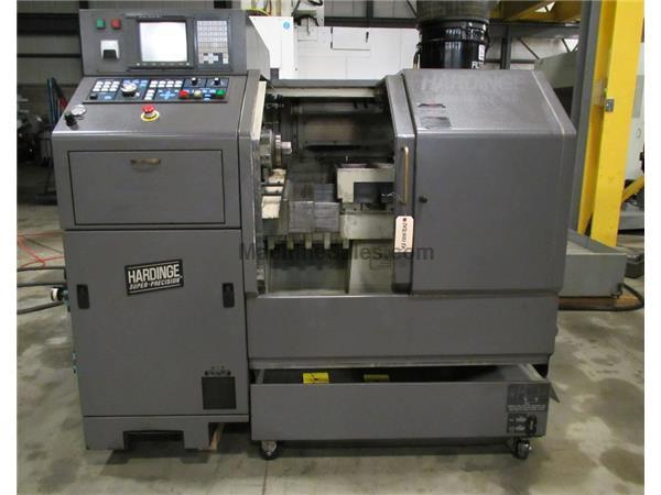 1996 HARDINGE GT-27SP GANG TOOL CNC LATHE,  FANUC 18T, 1-1/16&quot; BAR