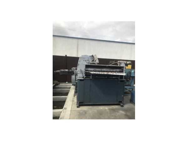48&quot; x .048&quot; Bradbury Servo Feeder, pneumatic pinch on top roll, adjustable stock entry guide, 7.5 HP, #8229HP