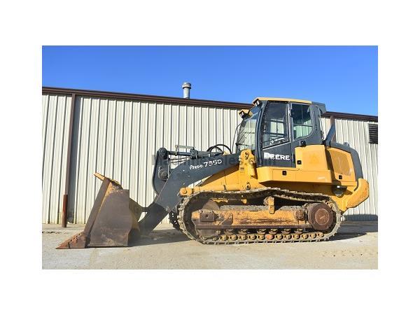 2008 DEERE 755D w/ JOYSTICK BUCKET CONTROL & CAB w/ A/C & HEAT - E7