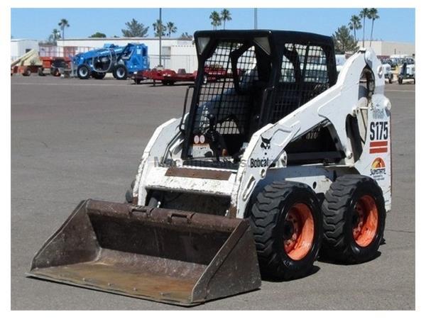 Bobcat S175 Skid Steer Wheel Loader Kubota Diesel Auxiliary Hydraulics