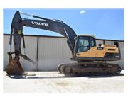 2012 VOLVO EC300 DL W/ HYDRAULIC THUMB & CAB W/ A/C & HEAT - E7140