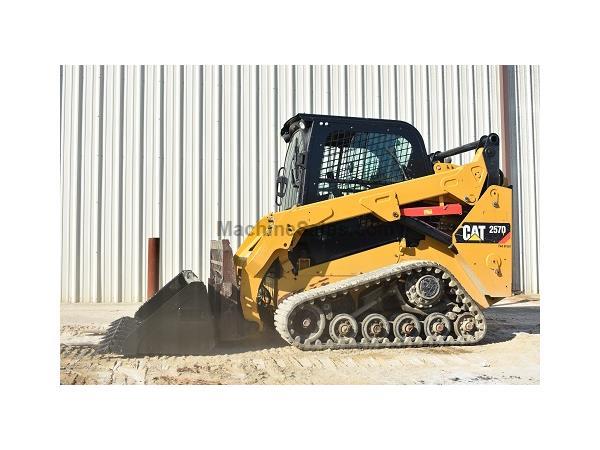 2014 CATERPILLAR 257D SKID STEER W/ AUX HYDRAULICS - E7030