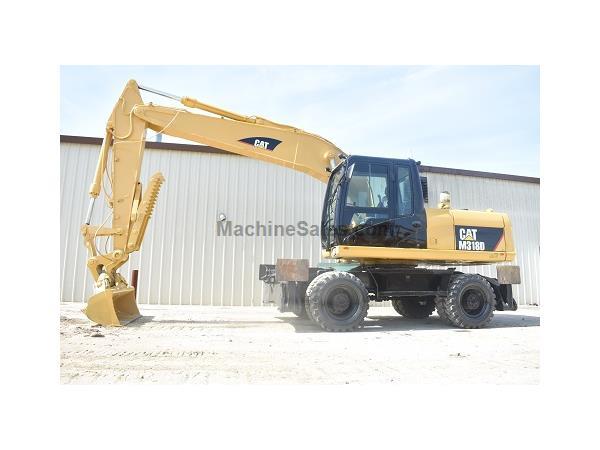 2012 CATERPILLAR M318 D W/ PLUMBING ON STICK & CAB W/ A/C & HEAT -