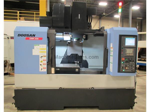 2012 DOOSAN DNM-500 VERTICAL MACHINING CENTER,FANUC OiMD, 40" x 21&qu 2012 DOOSAN DNM-500 VERTICAL MACHINING CENTER,FANUC OiMD, 40" x 21&qu