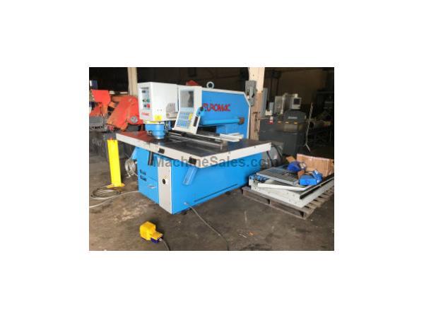 EUROMAC HYDRAULIC CNC PUNCHING MACHINE, Model CX 1000/30-1250, 33 tons, 40” EUROMAC HYDRAULIC CNC PUNCHING MACHINE, Model CX 1000/30-1250, 33 tons, 40”