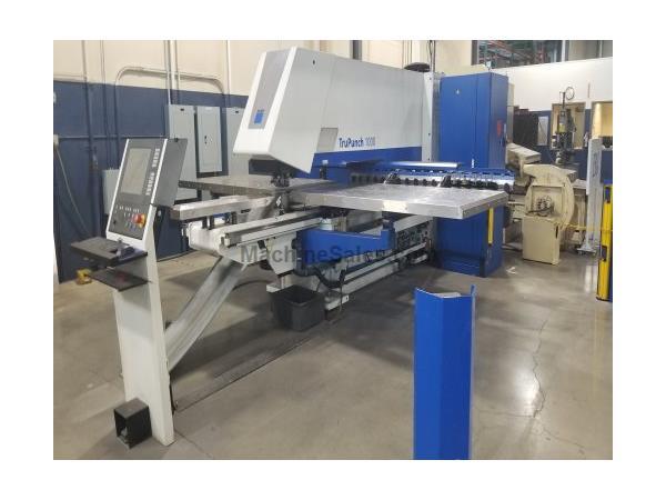 19 TON TRUMPF TRUPUNCH 1000 CNC PUNCH PRESS MFG: 2006