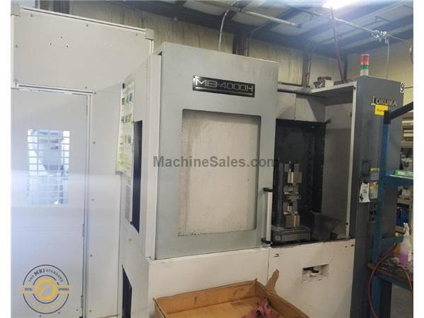 OKUMA, MB-4000H, 22.05" X, 22.05" Y, 24.61" Z, OPS-P300M CNT OKUMA, MB-4000H, 22.05" X, 22.05" Y, 24.61" Z, OPS-P300M CNT