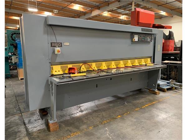 1/4" x 10' Cincinnati 250 Hydraulic Shear 1/4" x 10' Cincinnati 250 Hydraulic Shear