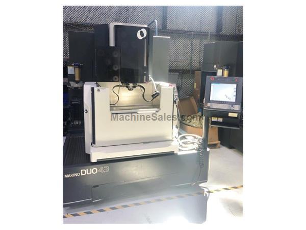 MAKINO DUO43, 2013, AUTO WIRE THREAD, DUAL WIRE GUIDE, DUAL BALLSCREWS MAKINO DUO43, 2013, AUTO WIRE THREAD, DUAL WIRE GUIDE, DUAL BALLSCREWS